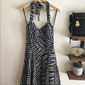 White House Black Market halter cocktail dress